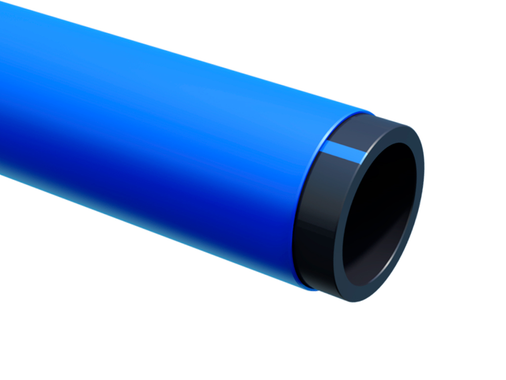 Водопроводная труба ПЭ 1ОО RC D32х2,0 PN10 SDR17, двухслойная