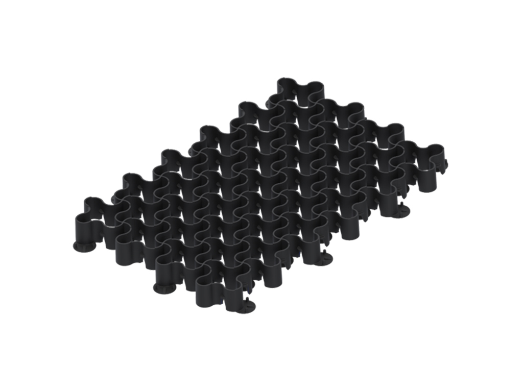 Газонная решетка Easy Pave черная, 610х430х50мм