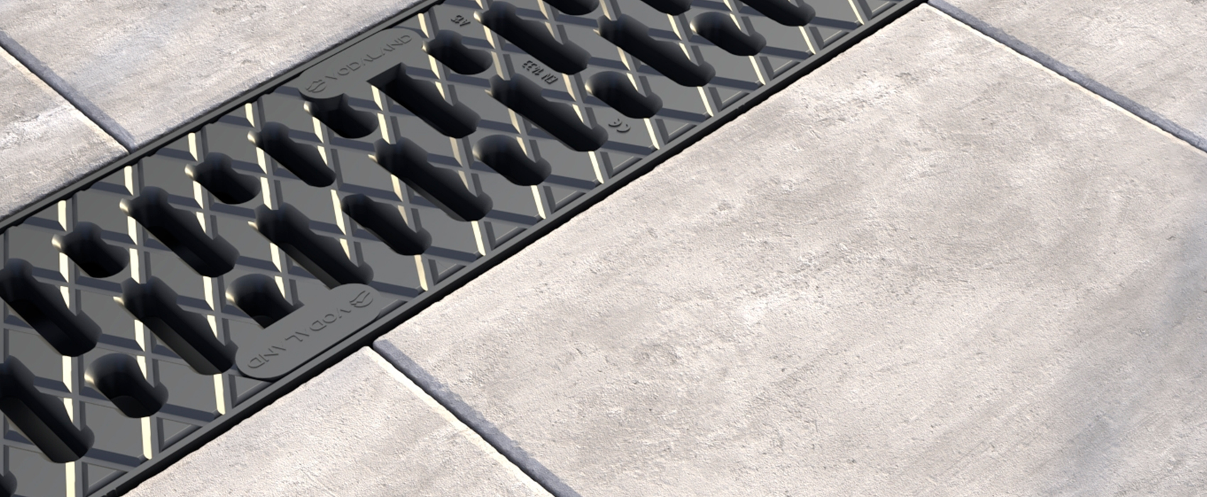 Rigole Easy Low | Profil ultra-slim de doar 40 mm